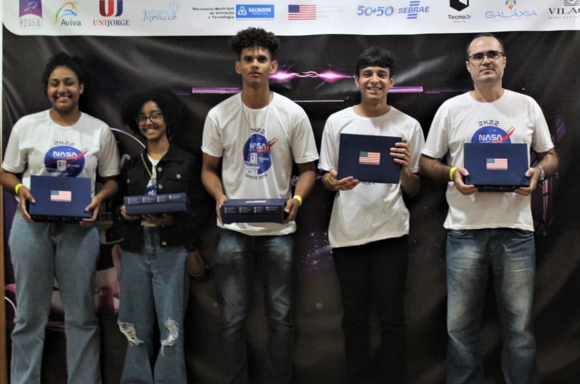 Estudantes vencem a etapa do Nasa Space Apps Challenge em Salvador